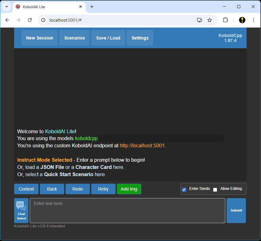KoboldAI Lite KoboldAI Lite